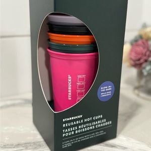 2023 Starbucks Glow in the Dark reusable 16oz tumblers.